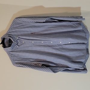 Ralph Lauren Long Sleeve Men's Short-Color Blue/White/Brown